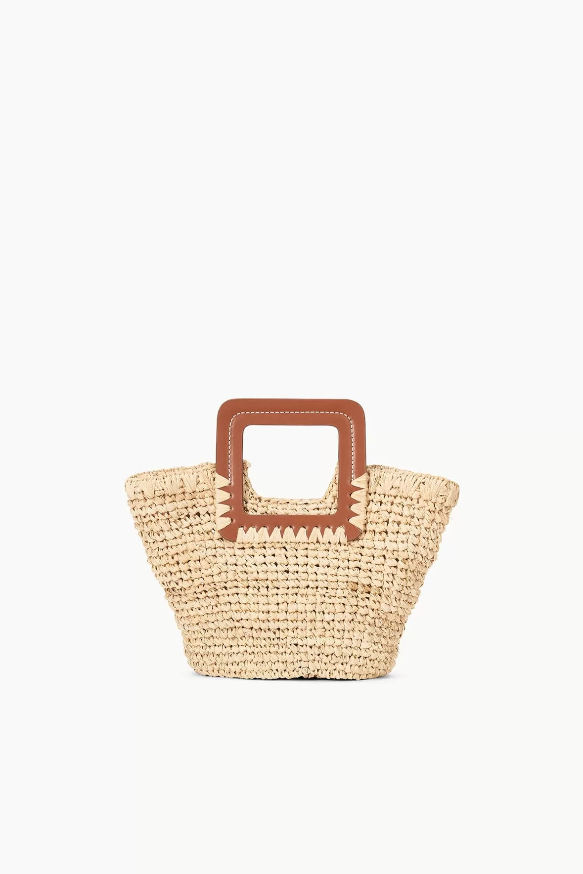 SHIRLEY MINI BUCKET BAG | NATURAL RAFFIA