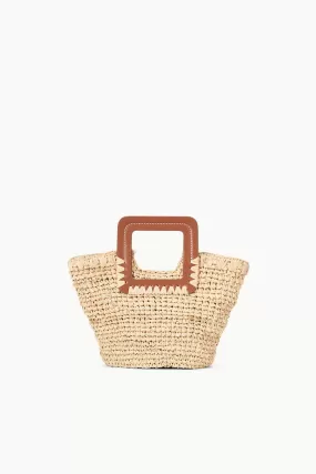 SHIRLEY MINI BUCKET BAG | NATURAL RAFFIA