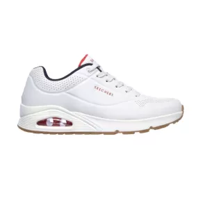 Skechers men's sneakers shoe Uno Stand On Air 52458/WNVR white-blue-red