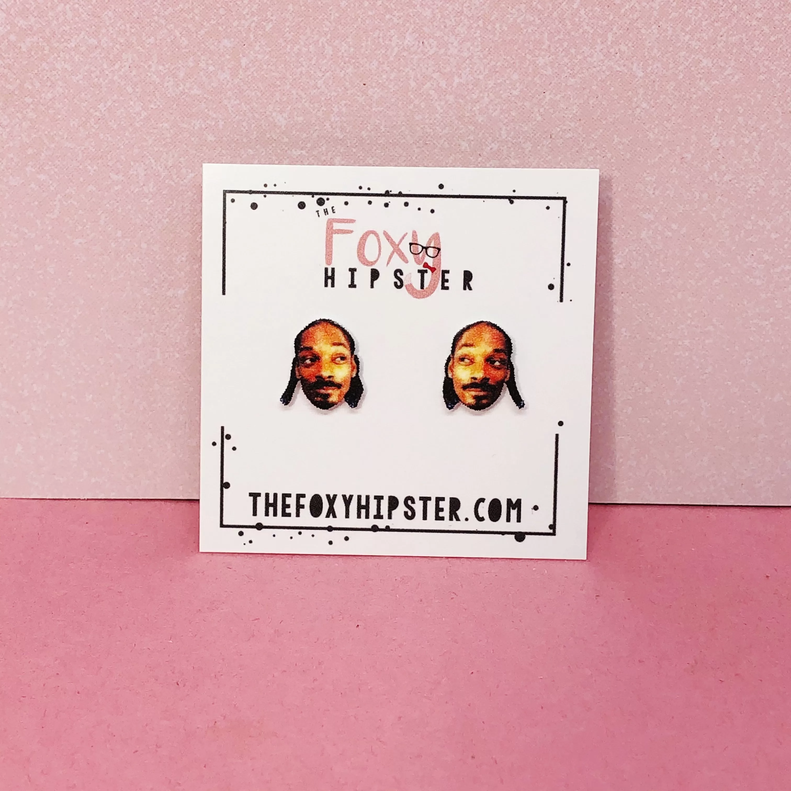 Snoop Dogg Stud Earrings