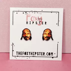 Snoop Dogg Stud Earrings