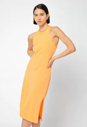 Supima Racerback Midi Dress / Orange Pop