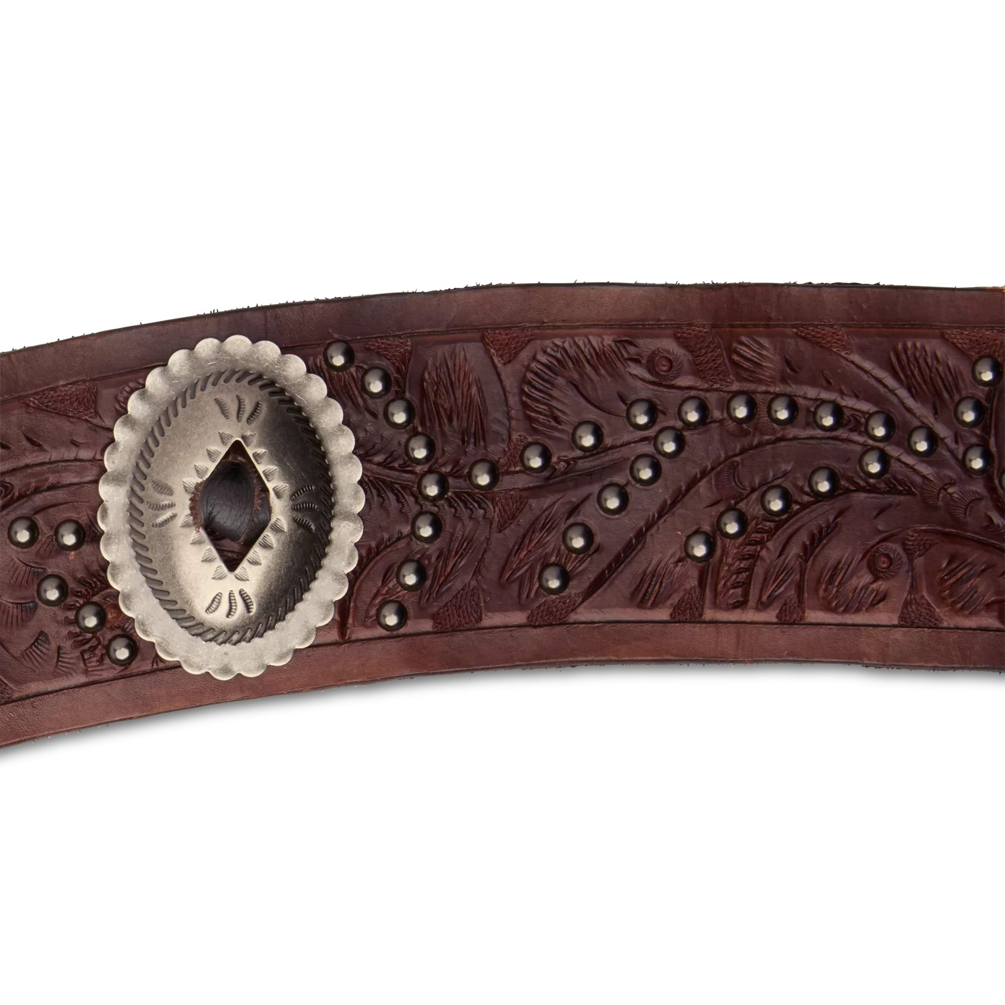 Tooled Belt :: Brown