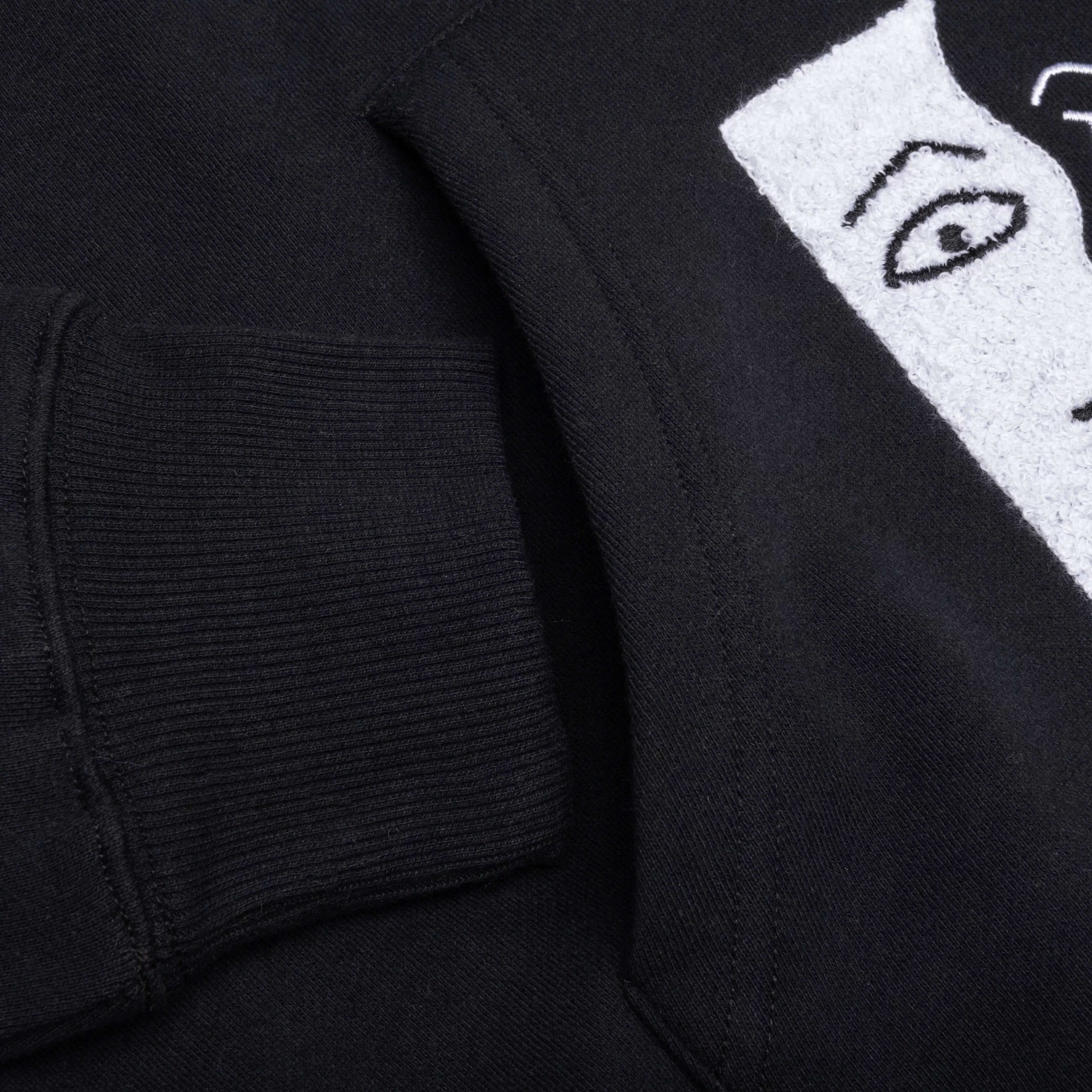 Tranquilo Chenille Hoodie - Black