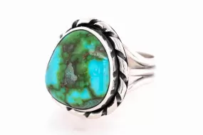 Tri-band Sonoran Gold Turquoise Ring