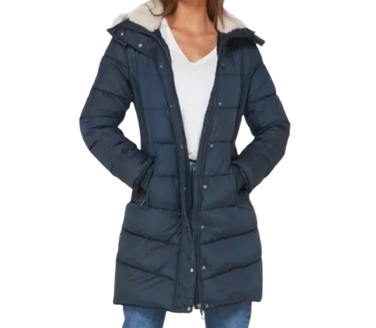 Very Navy Puffer Jacket UK Size 20