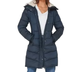 Very Navy Puffer Jacket UK Size 20